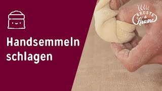 Handsemmel schlagen  perfekte Kaisersemmel selbst backen  KrusteampKrume ProfiBacktipps [upl. by Eirrok]