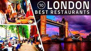 Top 10 Best Restaurants in LONDON  Where to Eat in London 2024 [upl. by Hcirdla]