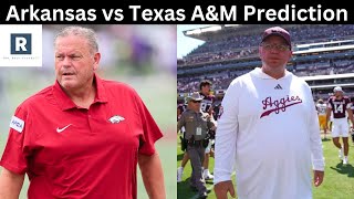 Arkansas vs Texas AampM Game Preview  College Football Game Predictions [upl. by Rustice]