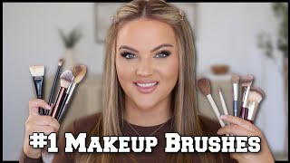 TOP 10 MAKEUP BRUSHES YOU NEED [upl. by Ardelle745]