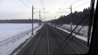 SBB Intercity cab ride from Zurich to Bern [upl. by Ellehcan683]