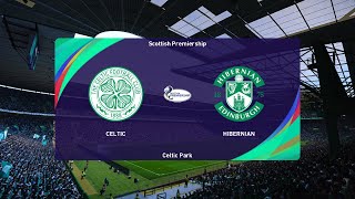 Celtic vs Hibernian 18082024 Scottish League Cup PES 2021 [upl. by Deehsar652]