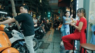 Ho Chi Minh City Walking Tour Night Walk from Walking Street to Ba Son Bridge [upl. by Meagan]