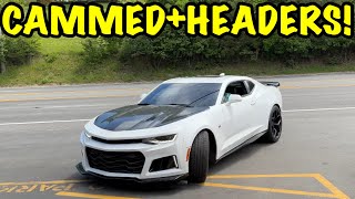 CAMMED Chevy Camaro SS 62L V8 w HOOKER HEADERS amp EXHAUST [upl. by Higginson565]