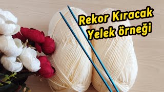 Kolay Yelek Modeli  Yelek örneği yelekörneği knitting crochet tutorial örgü yelekörnekleri [upl. by Anselm]