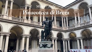 Pinacoteca di Brera Italy 2024 walkingtour vlog [upl. by Nilcaj]