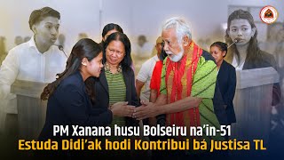 PM Xanana husu Bolseiru na’in 51 estuda didi’ak hodi Kontribui bá Justisa TL [upl. by Hsiri520]