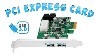 PCI Express Card USB 30 адаптер из Китая  Плата расширения USB30  19pin Renesas [upl. by Onin]