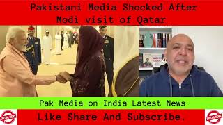 Pakistan Media Reaction on Modi Visit of Qatar and exNavy Officer [upl. by Asilrak326]