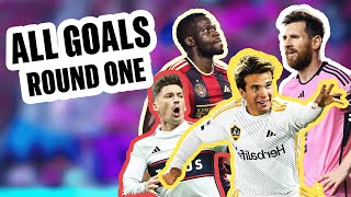 Every Goal of Round 1  Audi 2024 MLS Cup Playoffs [upl. by Htebi]