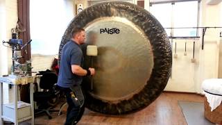 Paiste  80quot Symphonic Gong played by Paiste Gong Master Sven [upl. by Dar]