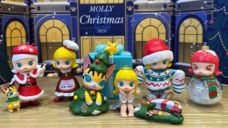 Unboxing PopMart Castle Miracle Box  Molly Christmas 2024 [upl. by Yenruoj]