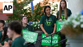 Sandy Hook shooting survivors are graduating with mixed emotions and without 20 of their classmates [upl. by Huei146]