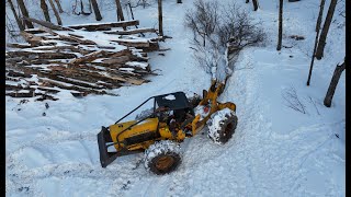 Working on a log skidder [upl. by Airamesor]