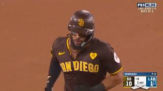 Tatis Jr HITS 2 HRs 🤯 Padres DOMINATE Dodgers 101 Game 2 NLDS Padres Dodgers TatisJr [upl. by Lokkin636]