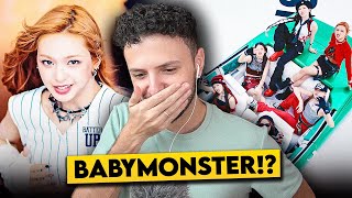 MV REACTION BABYMONSTER  BATTER UP [upl. by Efeek93]