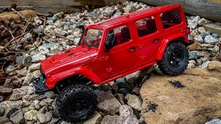 Unboxing and Running the RocHobby Fire Horse 118 Scale RC Silly Name Serious Mini Crawler [upl. by Ribaj466]