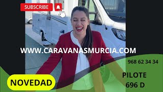 ❤️‍🔥 AUTOCARAVANA PILOTE 696 D MENOS DE 7 METROS SALON BAÑO Y CAMA GIGANTES ❤️‍🔥 [upl. by Ylrebmit]