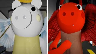 ROBLOX NON INFECTED ANGEL PIGGY VS DEVIL PIGGY JUMPSCARE [upl. by Heller]