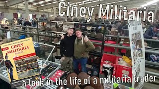 Ciney militaria 2024 a look in the life of a militaria trader  how did you started collecting ww2 [upl. by Yacov]