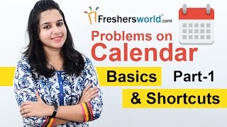 Aptitude Made Easy  Problems on Calendar Basics and Methods Shortcuts Time and Date [upl. by Stoughton]