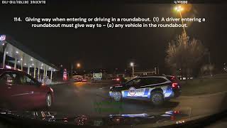 Roundabout instant karma Rosny Tasmania [upl. by Babb]