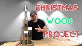 Transform Scrap Wood into Stunning Christmas Decor – Easy DIY [upl. by Shafer5]