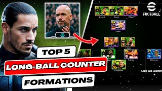 eFootball 2024 The BEST Formation and Tactics LongBall Counter [upl. by Lourie]