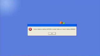 Windows xp shutdown error [upl. by Halac204]