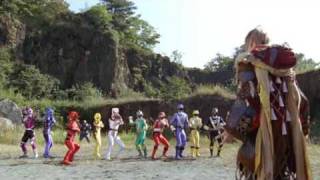 Gekiranger vs GOonger [upl. by Leahcimdivad712]