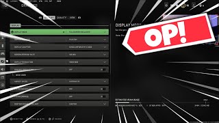 BEST SETTINGS IN MWII FOR MAX FPS AND CLEAN LOOKING GAME [upl. by Hui390]