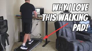 WELLFIT Walking Pad Treadmill Review  Perfect for stand up desk [upl. by Kipp]