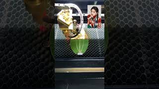 leaf engraving machine leaf painting engraving shorts [upl. by Gusba864]