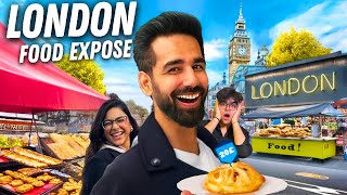 LONDON FOOD EXPOSING IN 24 HOURS  Rimorav Vlogs [upl. by Esor684]