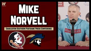 Mike Norvell Charleston Southern Postgame Press Conference  FSU Football  FSU 41 CSU 7  Warchant [upl. by Anialed]