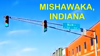 Mishawaka Indiana Dash Cam Driving Tour Lincolnway E and Mishawaka Ave [upl. by Herra436]