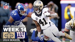 New Orleans Saints vs New York Giants  2024 Week 14 Game Highlights [upl. by Lap621]