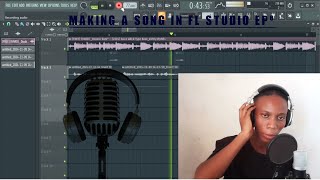 Making A Song in FL Studio Episode 8 Beat prod bycrossiscrazy flstudio music juicewrld rap [upl. by Enialahs]