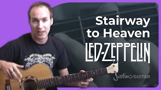 How to play Stairway To Heaven 5of6  JustinGuitar Original Lessons [upl. by Enovahs]