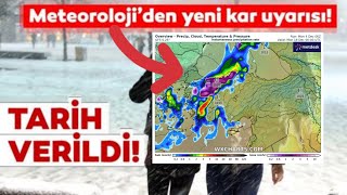 Yağışlar Ve Soğuk Hava Ne Kadar Devam Edecek kar yağışı Tarihi Verildi🌧️🌧️⛈️🌨️ [upl. by Anihs]