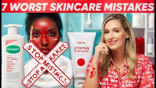 STOP ⚠️ Doing These 7 SkinDamaging Mistakes [upl. by Ardnaik617]