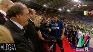 PREMIAZIONE COPPA ITALIA 2010 VINCE L INTER  ROMA INTER 01  05052010 [upl. by Sadoc]