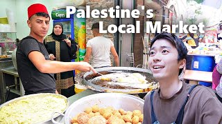 Explore Palestines Huge Local Market  Behind The Wall [upl. by Dnalkrik818]