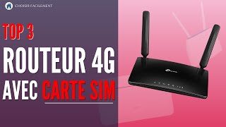 🟢 TOP 3  Meilleur Routeur Wifi 4G avec Carte Sim 2022 [upl. by Ten449]