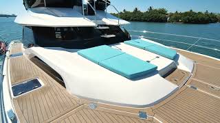 The Aquila 44 Powercat quotInteractivequot at Haulover Inlet [upl. by Yort]