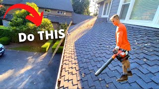 Roof Cleaning 101  How To Clean Any Roof and Gutters [upl. by Lledraw]