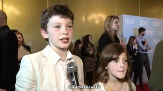 Children Interview  We Bought A Zoo UK Premiere [upl. by Zoa981]