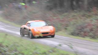 Wyedean Rally 2013  Lotus Elise Rallycar [upl. by Nek989]