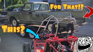 Trading my Go Kart for a Classic Truck  69 GMC [upl. by Nick235]