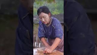 How the people in the mountainous region make cakes from cowhide  DOUYIN 3536 [upl. by Kerat]